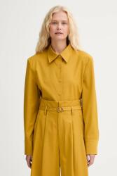 Isabelle Blanche gyapjú ing - sárga XS