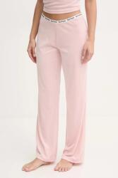 Juicy Couture pizsama nadrág VICKY RIB FLARE PANT - rózsaszín XL