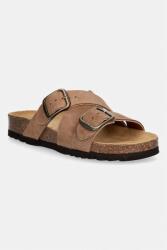 Scholl papucs velúrból SELENE - barna Női 39