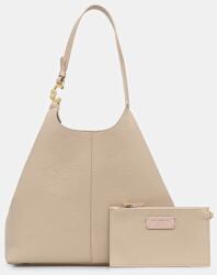 Coccinelle bőr táska - bézs Univerzális méret - answear - 123 990 Ft