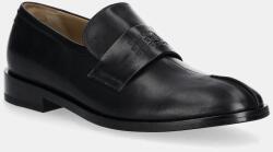 MM6 Maison Margiela bőr mokaszin - fekete Női 37 - answear - 149 990 Ft
