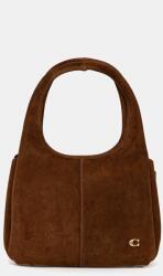 Coach velúr táska Lana - barna Univerzális méret