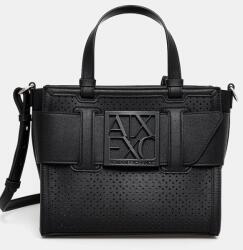 Armani Exchange keresztpántos táska női műbőr - fekete Univerzális méret - answear - 32 990 Ft