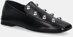 IRO bőr mokaszin Cloclo Studs - fekete Női 39