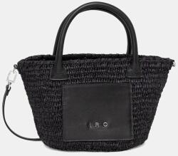 IRO rafia pénztárca - fekete Univerzális méret