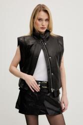 IRO bőr mellény - fekete 40