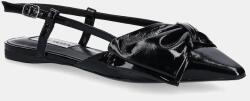 Steve Madden bőr balerina cipő Dazzled - fekete Női 40