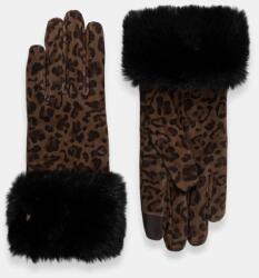 Kurt Geiger London velúr kesztyű - barna L