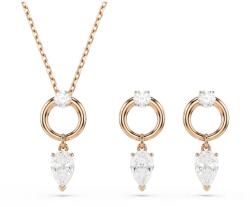 Swarovski nyaklánc és fülbevalók MESMERA - arany Univerzális méret