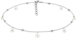 Lilou aranyozott nyaklánc Flowers - ezüst Univerzális méret