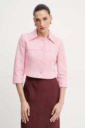 Weekend Max Mara pamut blézer - rózsaszín 34