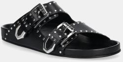 IRO bőr papucs Billie - fekete Női 40