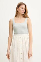 TWINSET felső lenkeverékből - türkiz XL