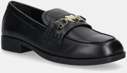 Love Moschino bőr mokaszin - fekete Női 40 - answear - 53 290 Ft