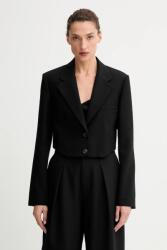 Miss Sixty gyapjú kabát - fekete XS