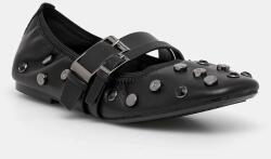 DKNY bőr balerina cipő Davey - fekete Női 36