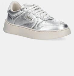 Furla bőr sportcipő Sport Lace-Up Sneaker - ezüst Női 39