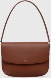 APC A. P. C. bőr táska sac sarah shoulder - barna Univerzális méret