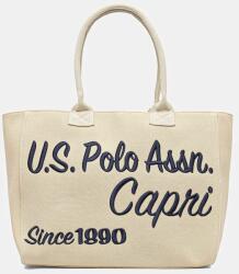 U. S. Polo Assn U. S. Polo Assn. pamut táska Pool - bézs Univerzális méret