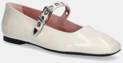 Pretty Ballerinas bőr balerina cipő Camille - bézs Női 39 - answear - 57 990 Ft