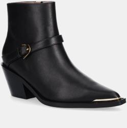 Coccinelle bőr csizma - fekete Női 36