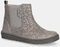 Garvalin gyerek magascipő velúrból - szürke 32