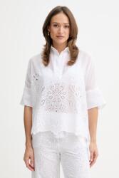 ERMANNO Firenze blúz pamutból - fehér 38