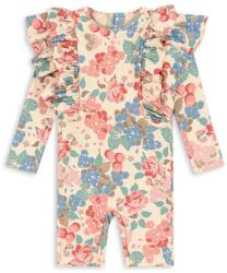Konges Sløjd egyrészes gyerek fürdőruha MANUCA FRILL ONESIE GRS - többszínű 86