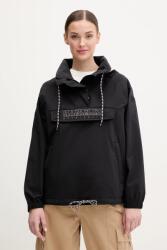 Napapijri rövid kabát Rainforest Dune - fekete XS