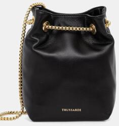 Trussardi bőr táska - fekete Univerzális méret