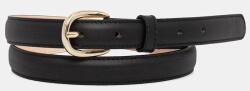 APC A. P. C. bőr öv CEINTURE ROSETTE - fekete 80