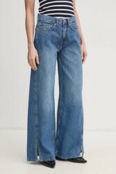 Pepe Jeans farmer WIDE LEG JEANS MW SLIT - kék 27/32