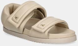 Patrizia Pepe bőr szandál - bézs Női 37 - answear - 58 990 Ft