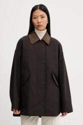 Marc O'Polo rövid kabát - barna M - answear - 91 990 Ft