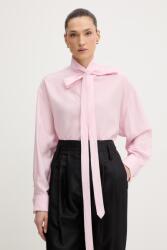 KENZO női ing selyemkeverékkel - rózsaszín 36