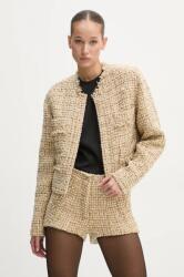 IRO gyapjú kabát - arany 36