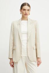 Forte Forte blézer gyapjú keverékből - bézs 38