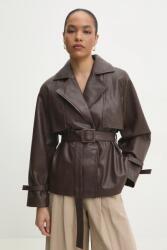 Answear. LAB bőrdzseki - barna S/M - answear - 74 990 Ft