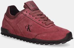 Calvin Klein velúr sportcipő LOW PROFILE RUNNER SUE MG - burgundia Női 36
