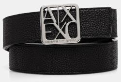 Armani Exchange kétoldalas női műbőr öv - fekete 70 - answear - 16 090 Ft