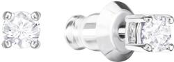 Swarovski - Fülbevaló Attract Round - ezüst Univerzális méret