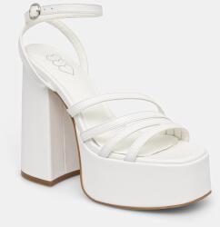 Koi Footwear szandál DBP55 WHITE PLATFORM HEEL - fehér Női 38