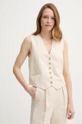 BA&SH mellény vászonkeverékből PATSY - bézs XS