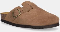 Scholl papucs velúrból FAE - barna Női 41