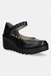 Fly London bőr flip-flop BAWO543FLY - fekete Női 41