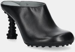 Sunnei bőr papucs 1000CHIODI - fekete Női 36