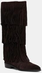Steve Madden csizma velúrból Spur - barna Női 38