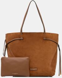 Gianni Chiarini velúr táska VIOLETTE - barna Univerzális méret