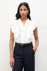 ANSWEAR blúz pamutból - fehér M - answear - 18 990 Ft