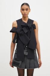Ambush gyapjú mellény Ribbon Vest - sötétkék 38